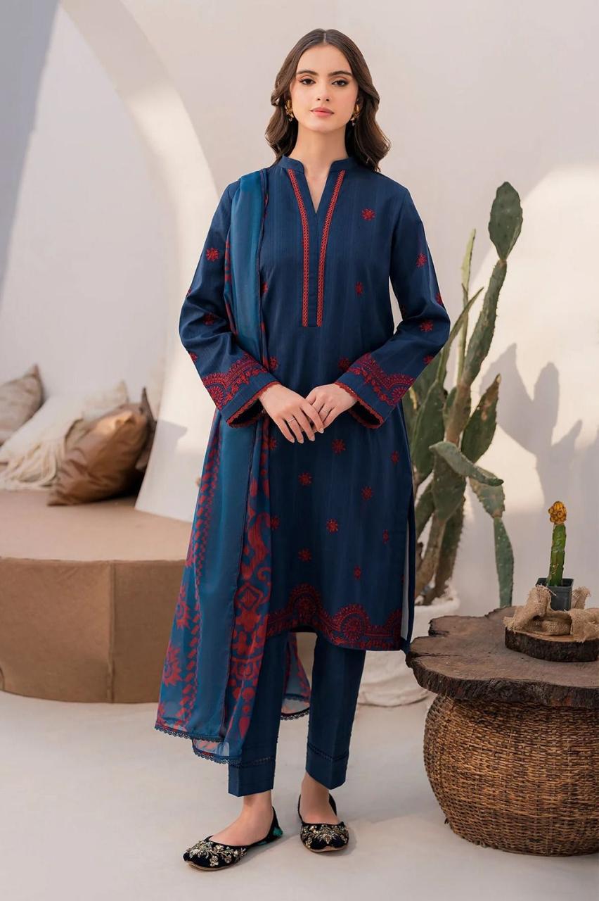 PARTY WEAR EMBROIDERED DHANAK