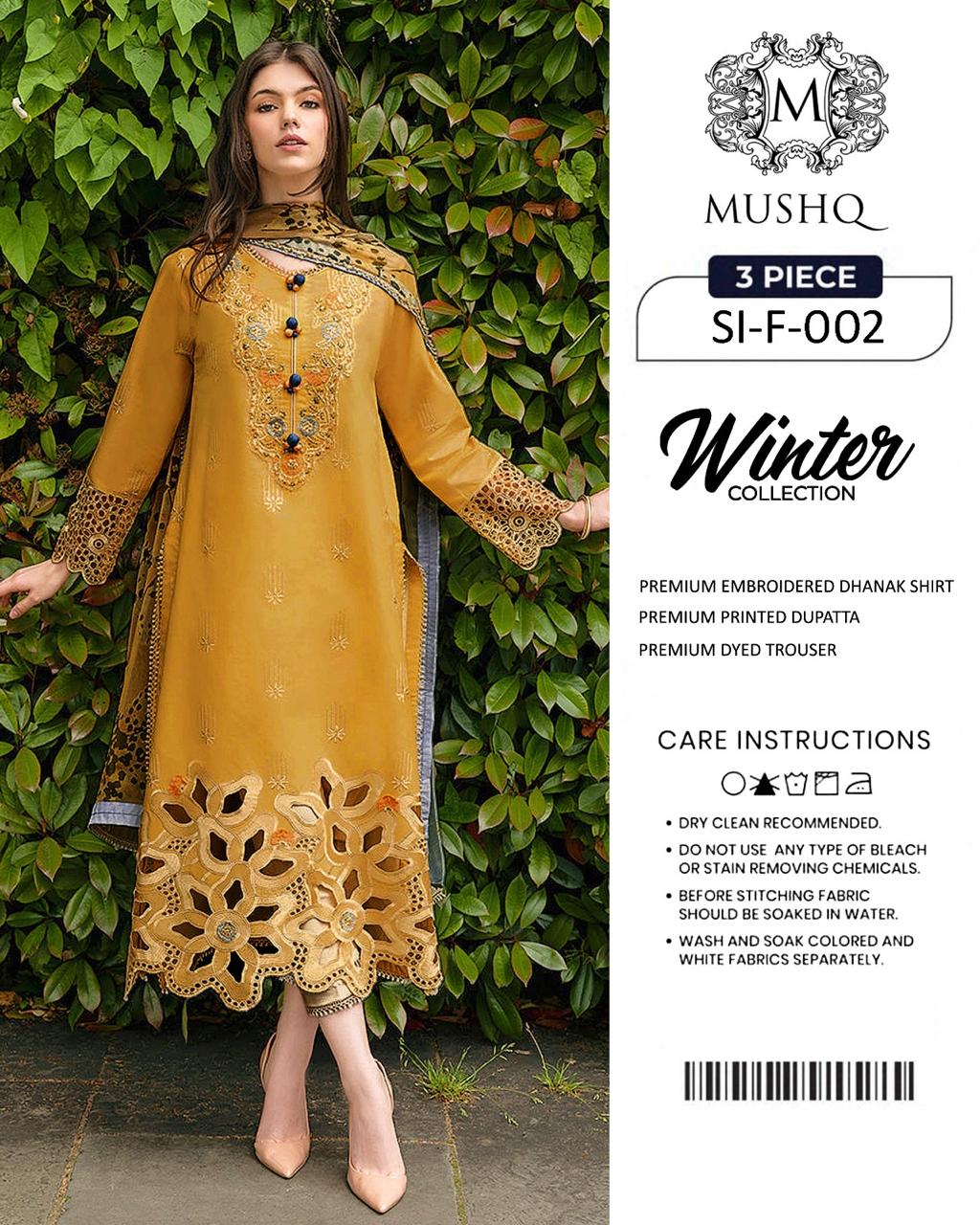 PARTY WEAR EMBROIDERED DHANAK