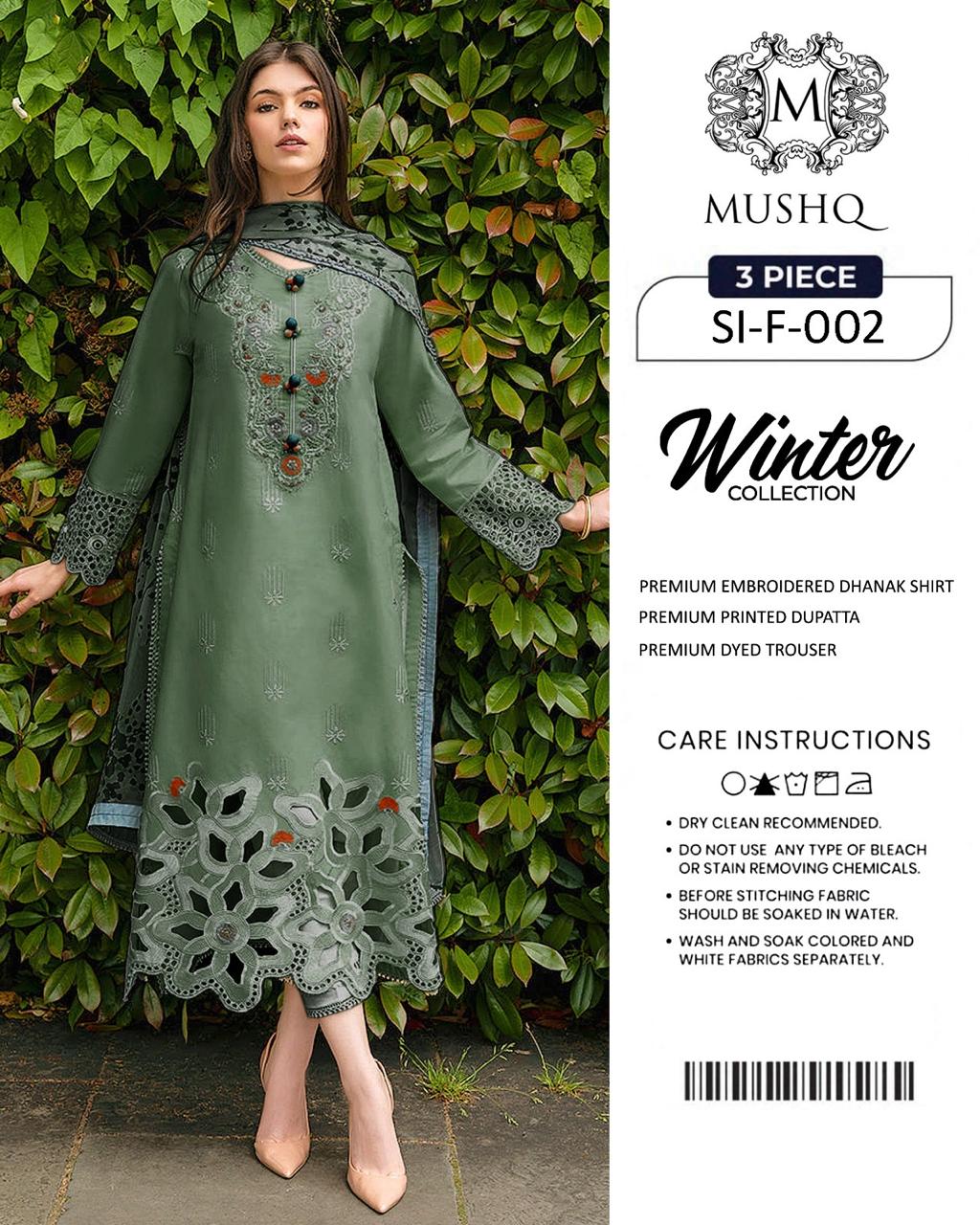 PARTY WEAR EMBROIDERED DHANAK