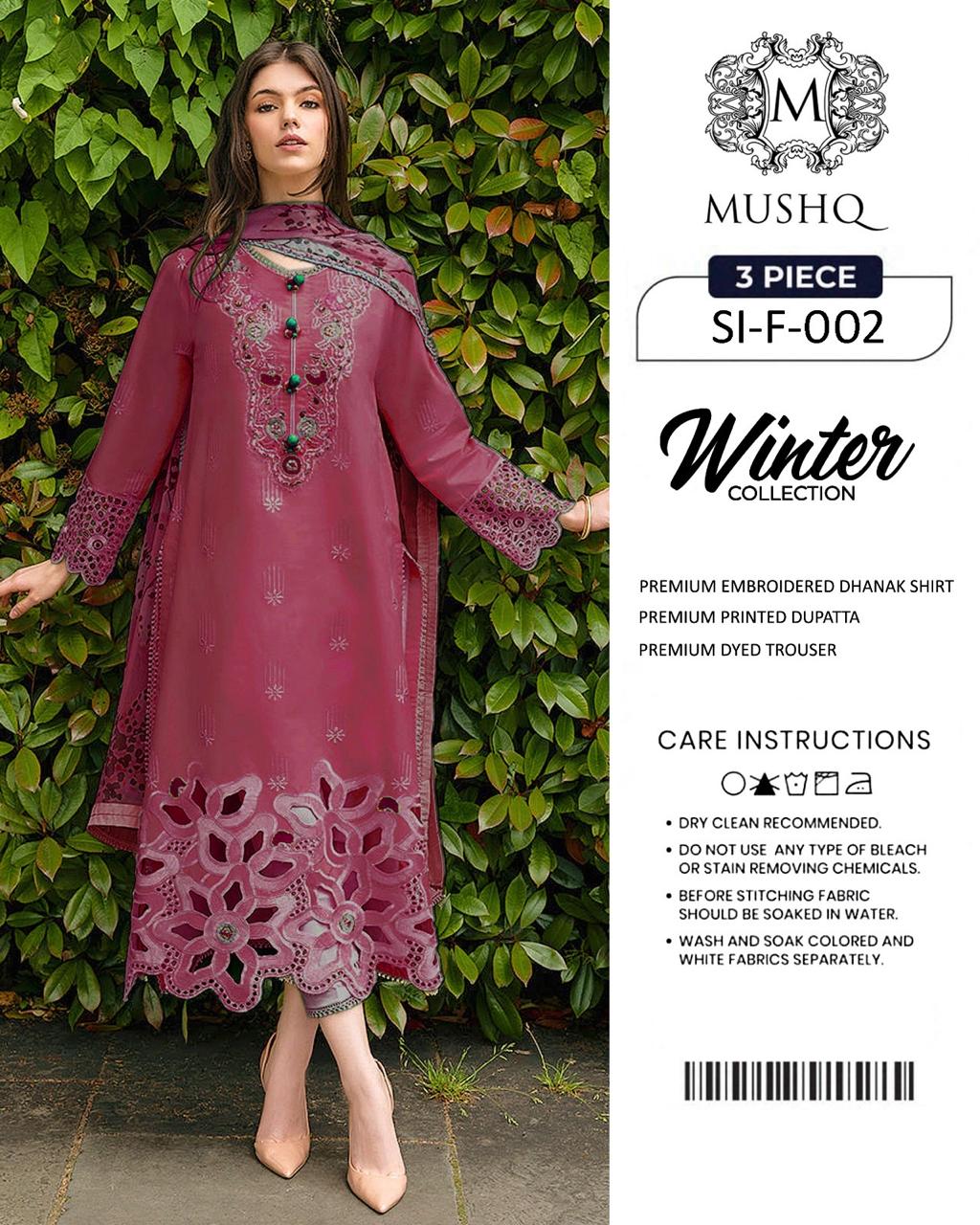 PARTY WEAR EMBROIDERED DHANAK