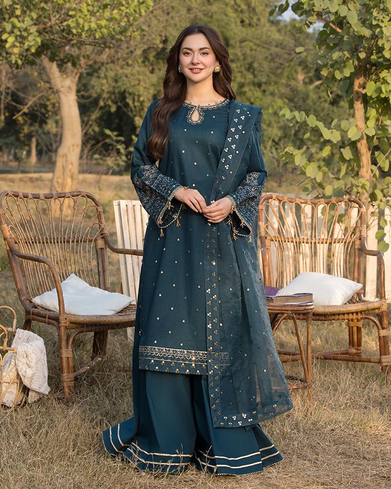 PARYT WEAR EMBROIDERED DHANAK